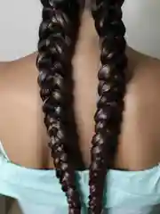 Шоколадный канекалон однотонный / гофрированный / 60 см / 100 гр/ Best for Kids