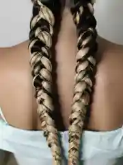 Бежевый канекалон однотонный / гофрированный / 60 см / 100 гр/ Best for Kids