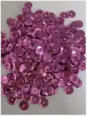 Розовый пайетки круглые, 6 мм