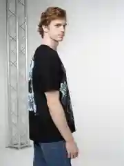 Белый футболка унисекс, с принтом 3D, светится в темноте