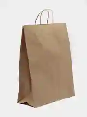 Крафт пакет бумажный с ручками