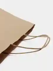 Крафт пакет бумажный с ручками