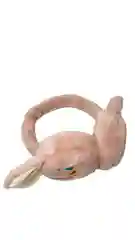 Кораллово-розовый наушники зайки, складные
