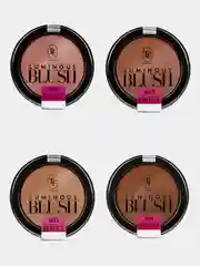 Пудровые румяна с шиммер эффектом TRIUMPH LUMINOUS BLUSH 4 вида