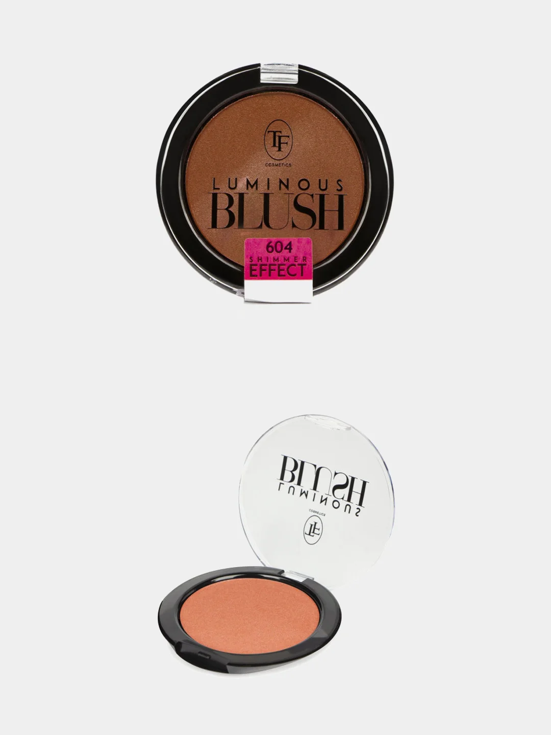 Пудровые румяна с шиммер эффектом TRIUMPH LUMINOUS BLUSH 4 вида