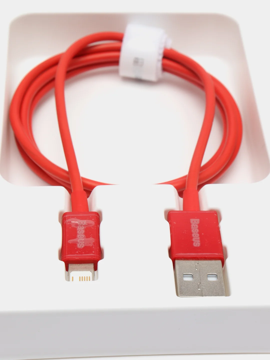 Красный кабель Baseus Premium Superior Cable (2.4А, USB/Lightning, для Apple iPhone)