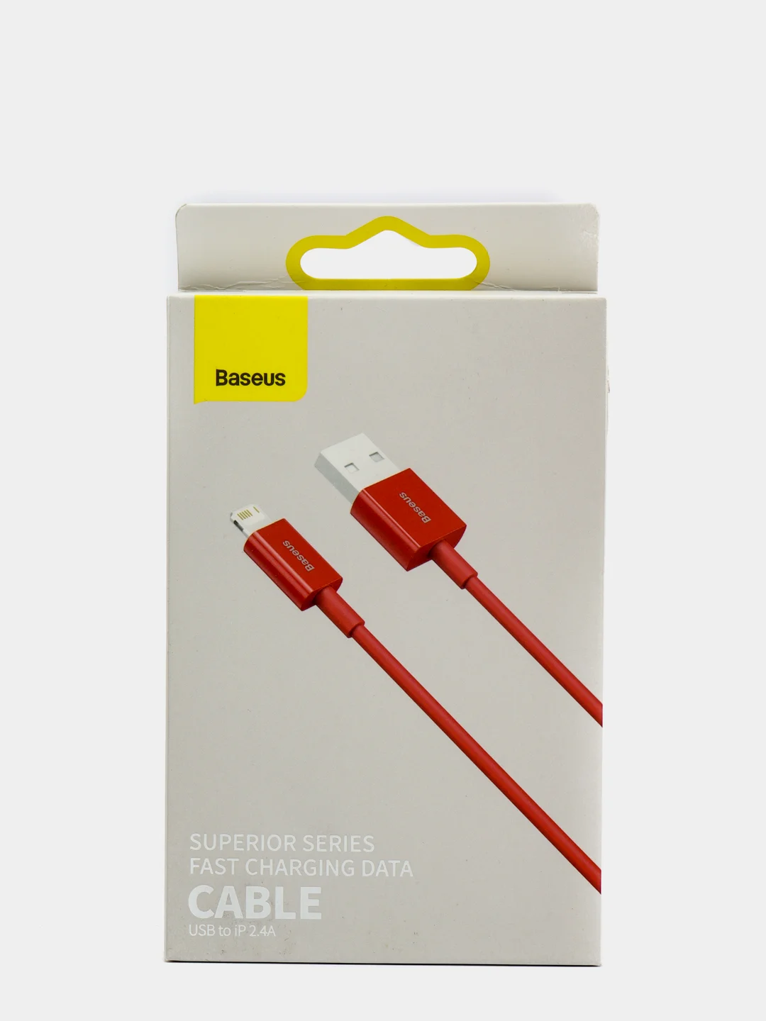 Красный кабель Baseus Premium Superior Cable (2.4А, USB/Lightning, для Apple iPhone)