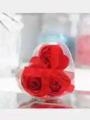 Красный мыльные розочки, набор 3 шт