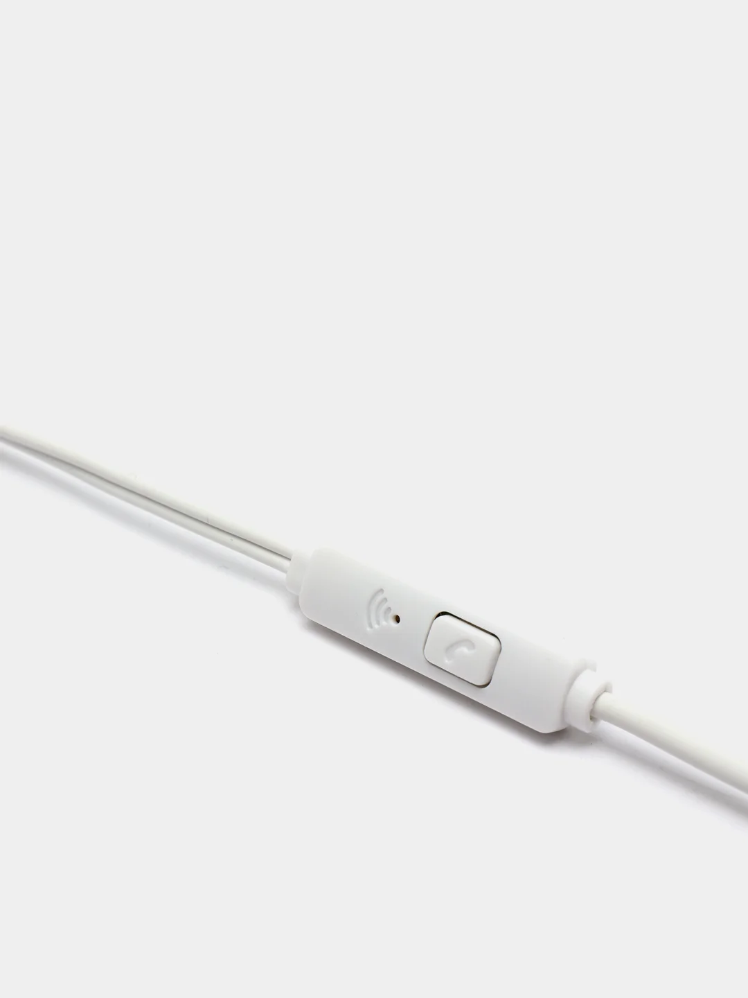 Белый наушники с микрофоном Borofone с разъёмом 3.5 Jack