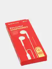 Белый наушники с микрофоном Borofone с разъёмом 3.5 Jack