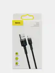 Серый кабель Baseus Premium Cafule Cable (2.4A, USB/Lightning для Apple iPhone)