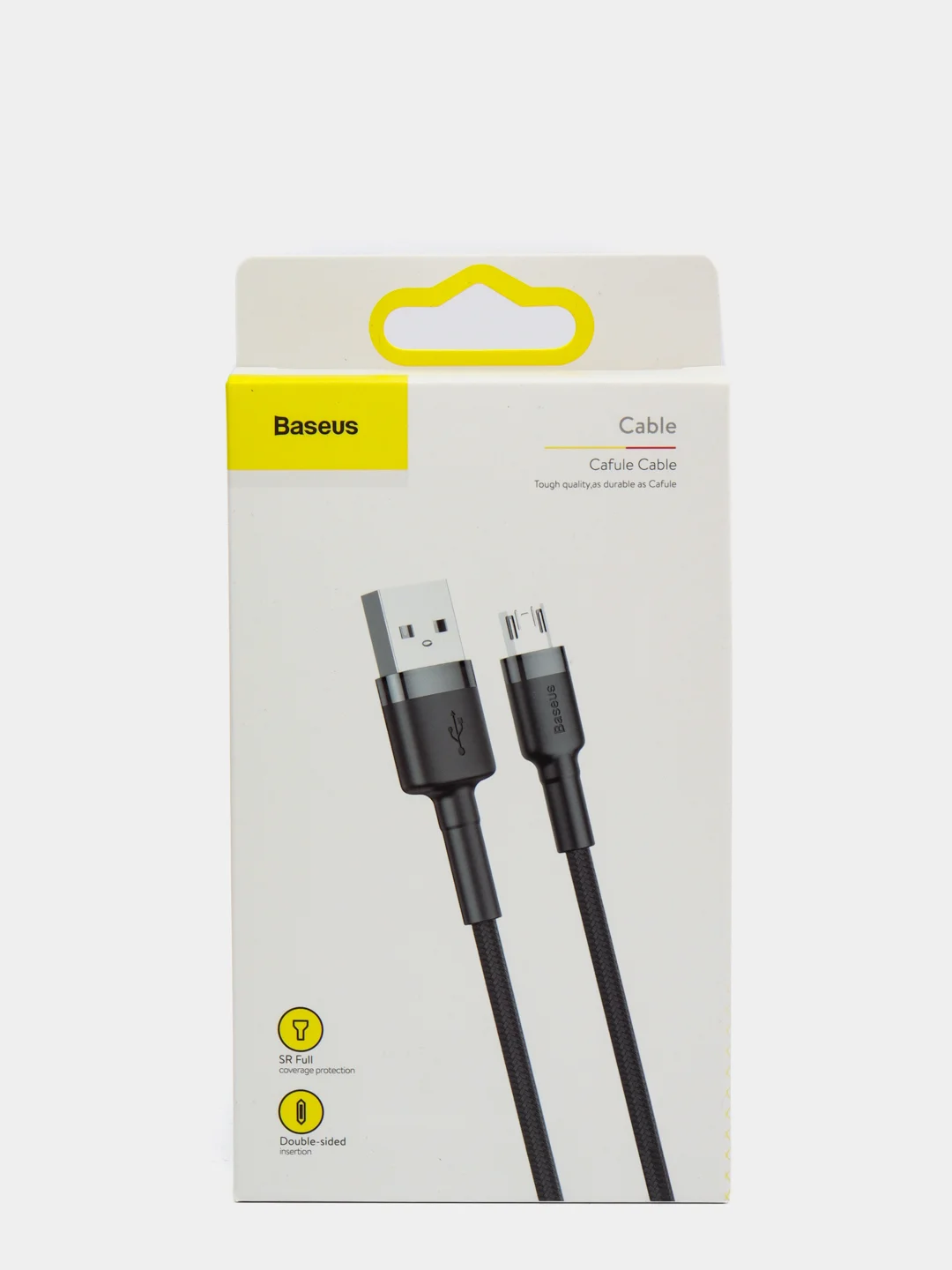 Серый кабель Baseus Premium Cafule Cable (до 2.4A, USB/Micro-USB для Android)