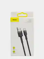 Серый кабель Baseus Premium Cafule Cable (до 2.4A, USB/Micro-USB для Android)
