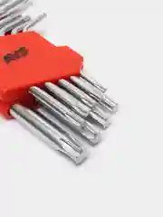 Набор ключей торцевых изогнутых коротких TORX 9 предметов (T10-T50)