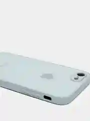 Ледяной силиконовый чехол для iPhone 7, iPhone 8, iPhone SE 2020, со стеклянной панелью