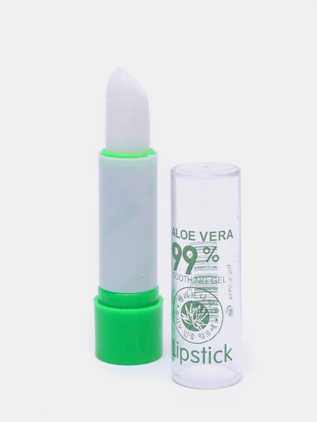 Серебряный гигиеническая помада (бальзам для губ алое) Aloe Vera (алоэ вера) 99%
