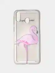 Розовый чехол Phopart для Samsung Galaxy M20