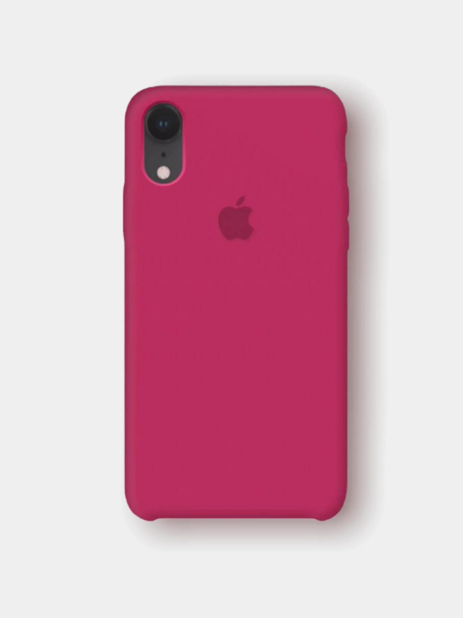 Вишнёвый чехол SILICONE CASE ДЛЯ IPHONE XR