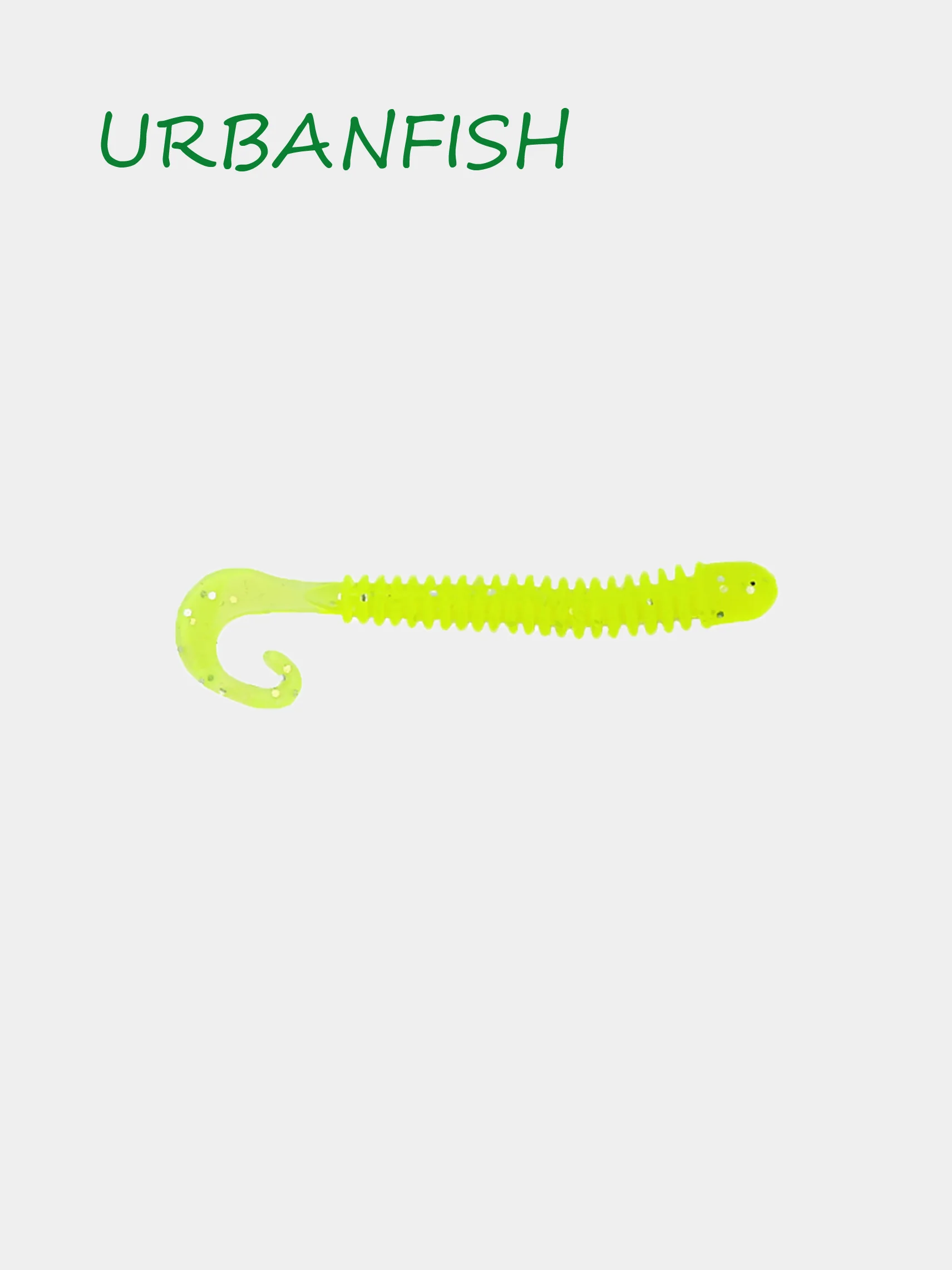 Желтый силиконовая приманка  Urbanfish