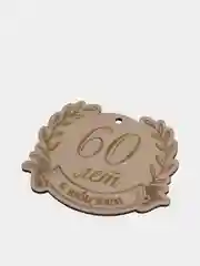 Медали на юбилей, от 40 лет до 80 лет, изделие из дерева