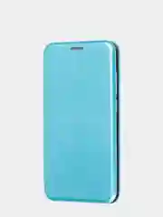 Голубой чехол-книжка для Xiaomi Redmi Note 9 (Сяоми Редми Нот 9)
