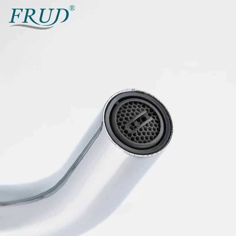 Смеситель для кухни FRUD R44052-10 из нержавеющей стали с поворотным изливом