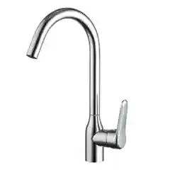 Хром смеситель для кухни FRUD R44052-10 из нержавеющей стали с поворотным изливом
