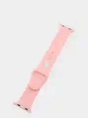 Пудровый силиконовый ремешок для Apple Watch 3,4,5,6,SE на 38/40