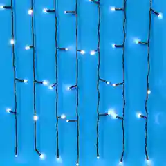 Гирлянда электрическая "ЗАНАВЕС" 2X1,5 Метра, 272LED*БЕЛЫЙ, гилянда белый свет