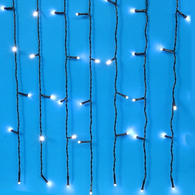 Гирлянда электрическая "ЗАНАВЕС" 2X1,5 Метра, 272LED*БЕЛЫЙ, гилянда белый свет
