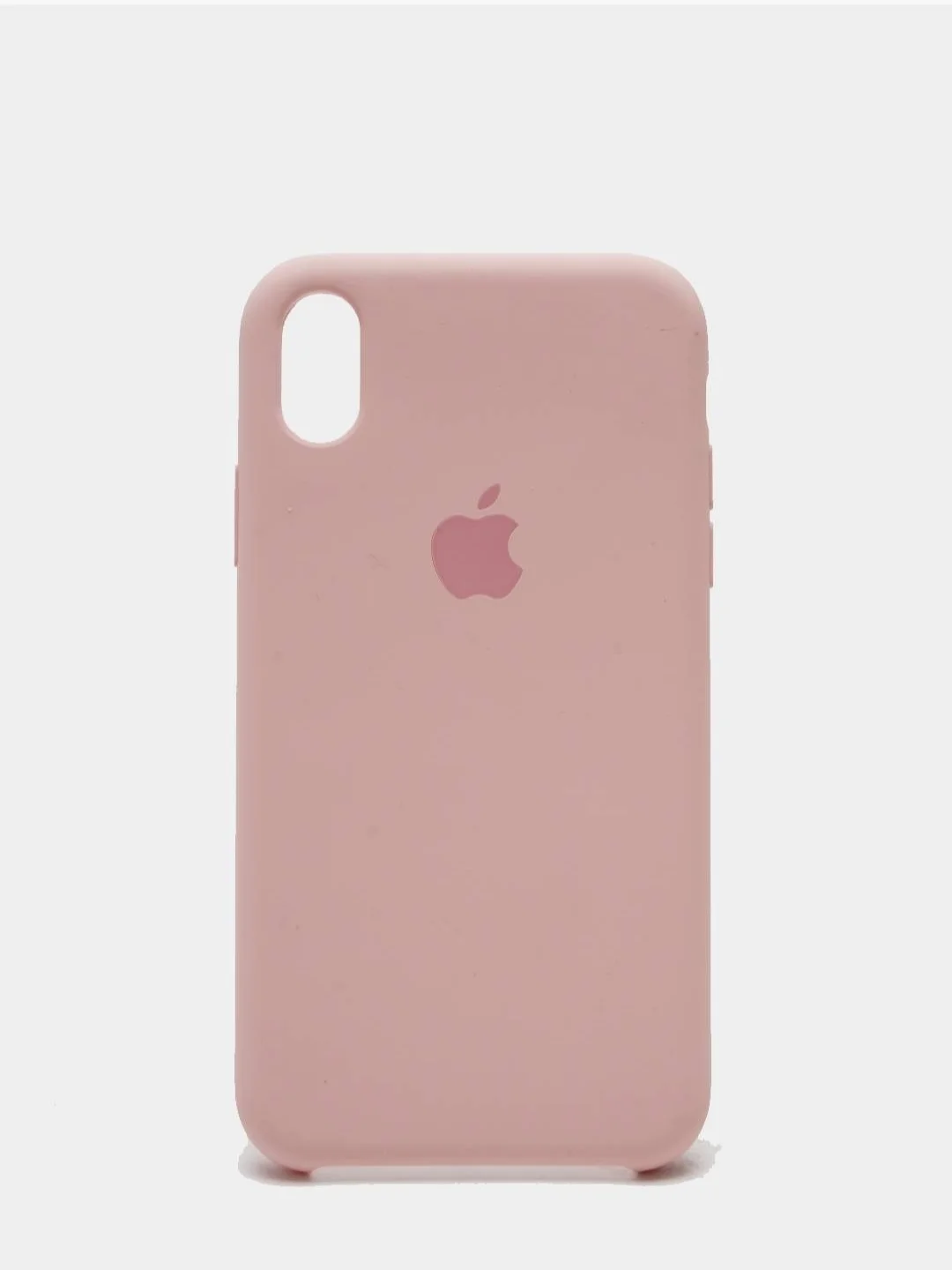 Пудровый чехол Silicone Case для iPhone XR