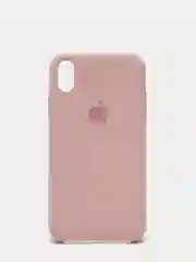 Пудровый чехол Silicone Case для iPhone XR