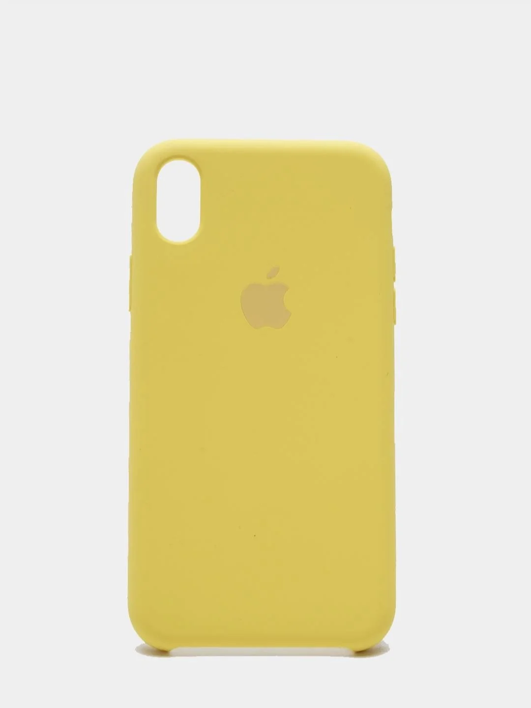 Желтый чехол Silicone Case для iPhone XR