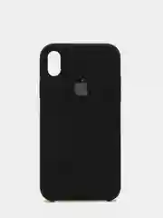 Черный чехол Silicone Case для iPhone XR