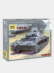 Модель сборная из пластика 1:100 "Танк средний Sd.Kfz.141 Pz.Kpfw.III Ausf.G WWII DE"
