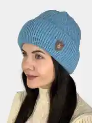 Шапка женская с отворотом