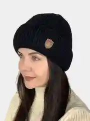 Шапка женская с отворотом
