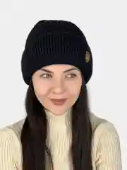 Шапка женская с отворотом
