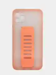 Оранжевый противоударный чехол с ремешком держателем для iPhone 11, 11 Pro, 11 Pro Max