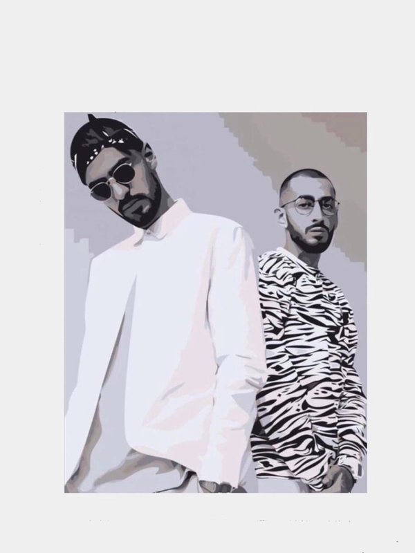 Картина по номерам/Miyagi&Andy Panda/Мияги и Эндшпиль/Набор для рисования/Подарок/50х40