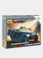 Модель сборная из пластика 1:100 Ракетная установка Sd.Kfz.251/1 Ausf.B "Hanomag"  WWII DE