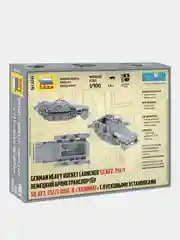 Модель сборная из пластика 1:100 Ракетная установка Sd.Kfz.251/1 Ausf.B "Hanomag"  WWII DE