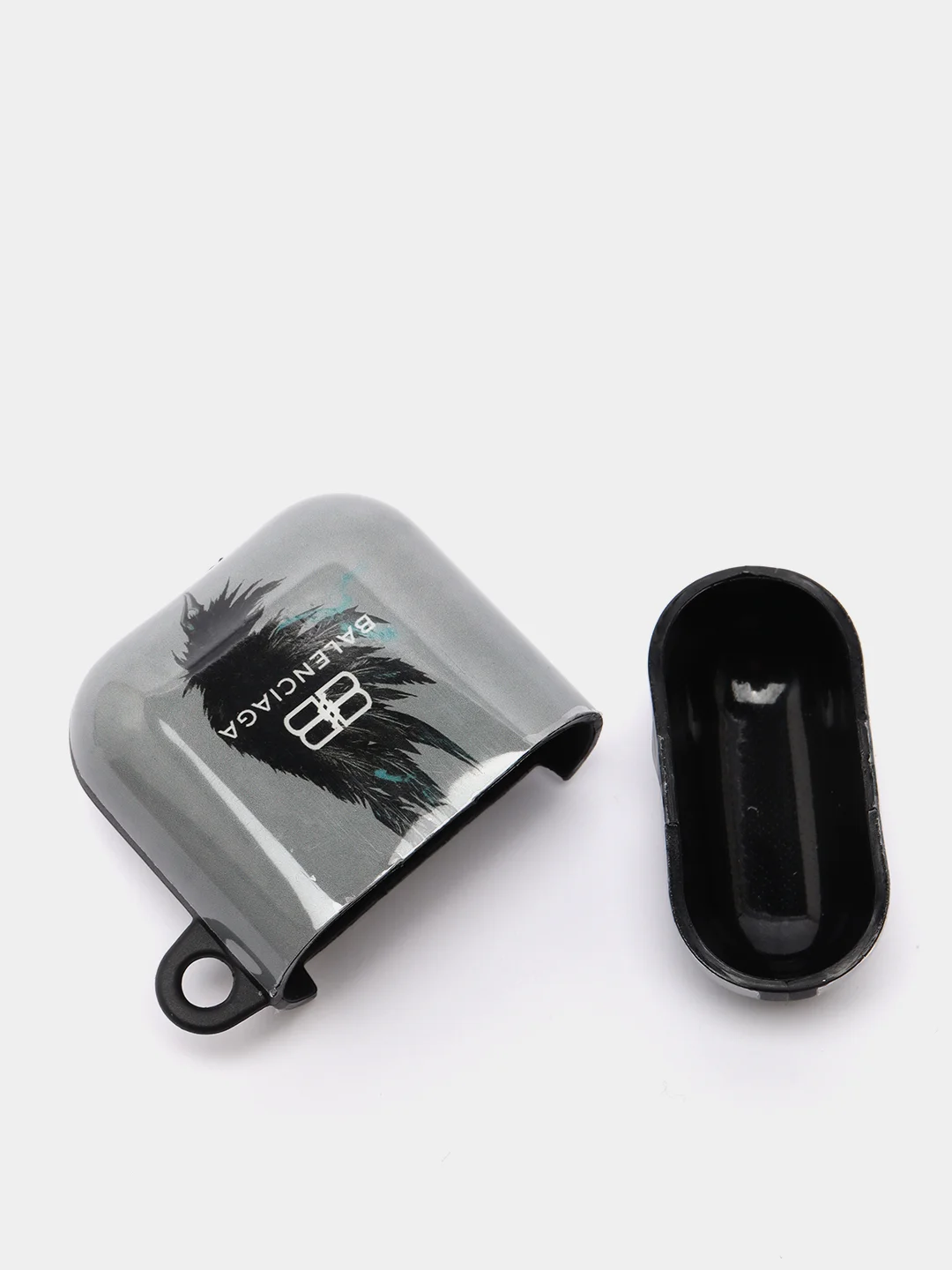 Серый чехол-игрушка для наушников AirPods 1,2 (Эирподс 1,2 Аирподс 1,2)