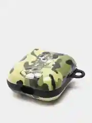 Зелёный хаки чехол-игрушка для наушников AirPods 1,2 (Эирподс 1,2 Аирподс 1,2)