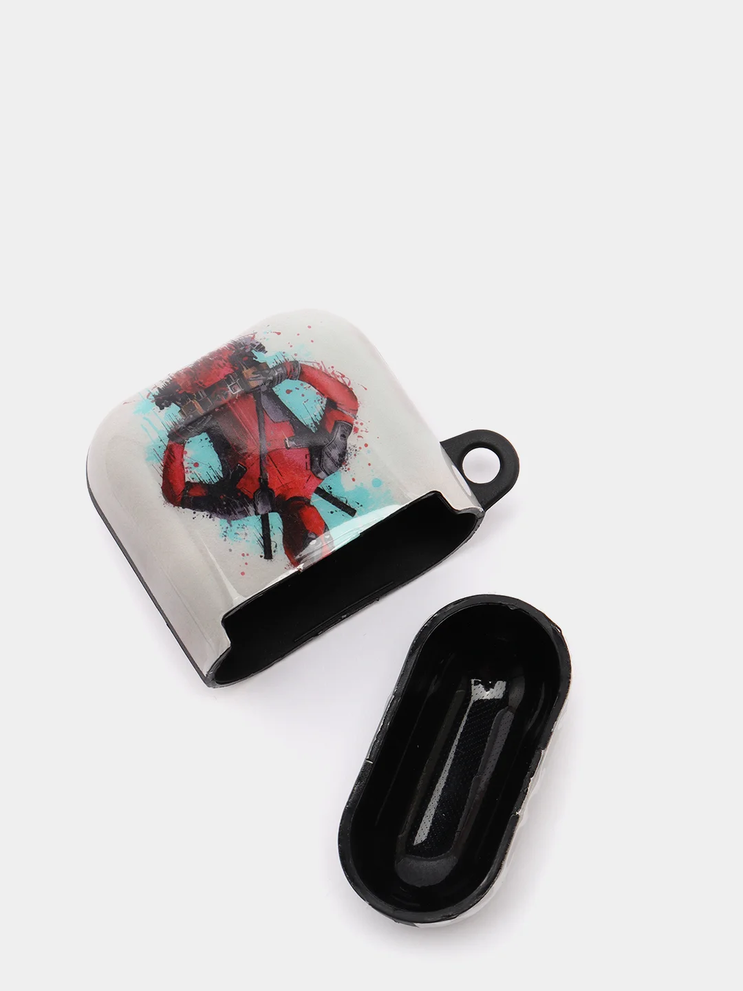 Светло-бежевый чехол-игрушка для наушников AirPods 1,2 (Эирподс 1,2 Аирподс 1,2)