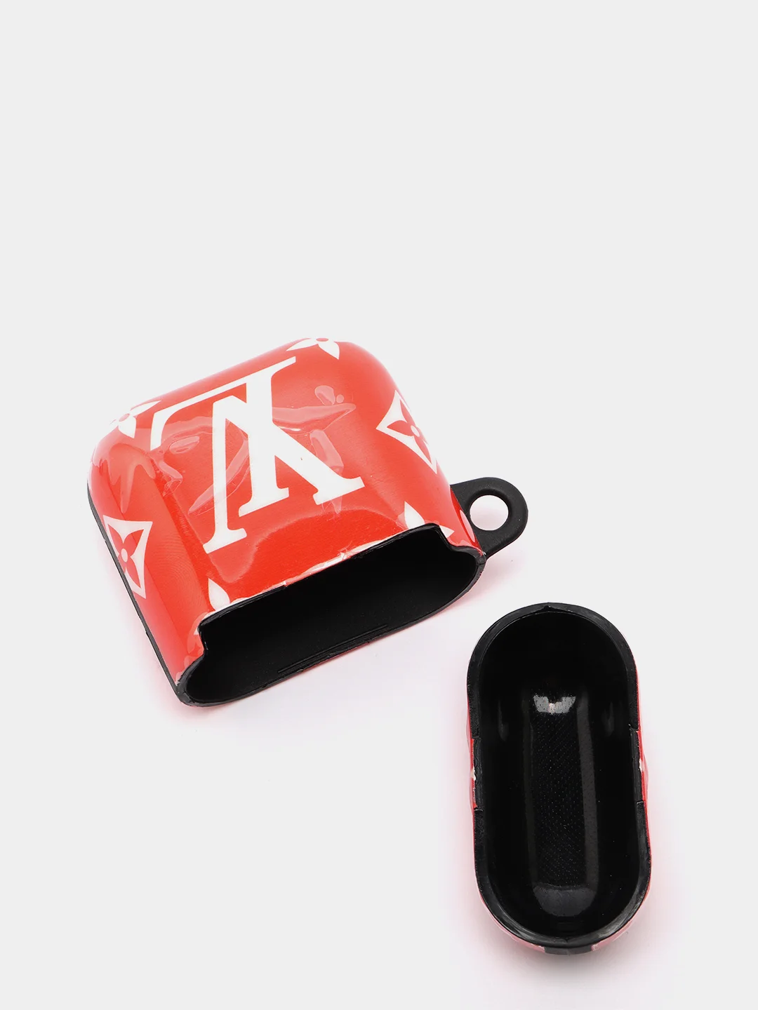 Красный чехол-игрушка для наушников AirPods 1,2 (Эирподс 1,2 Аирподс 1,2)