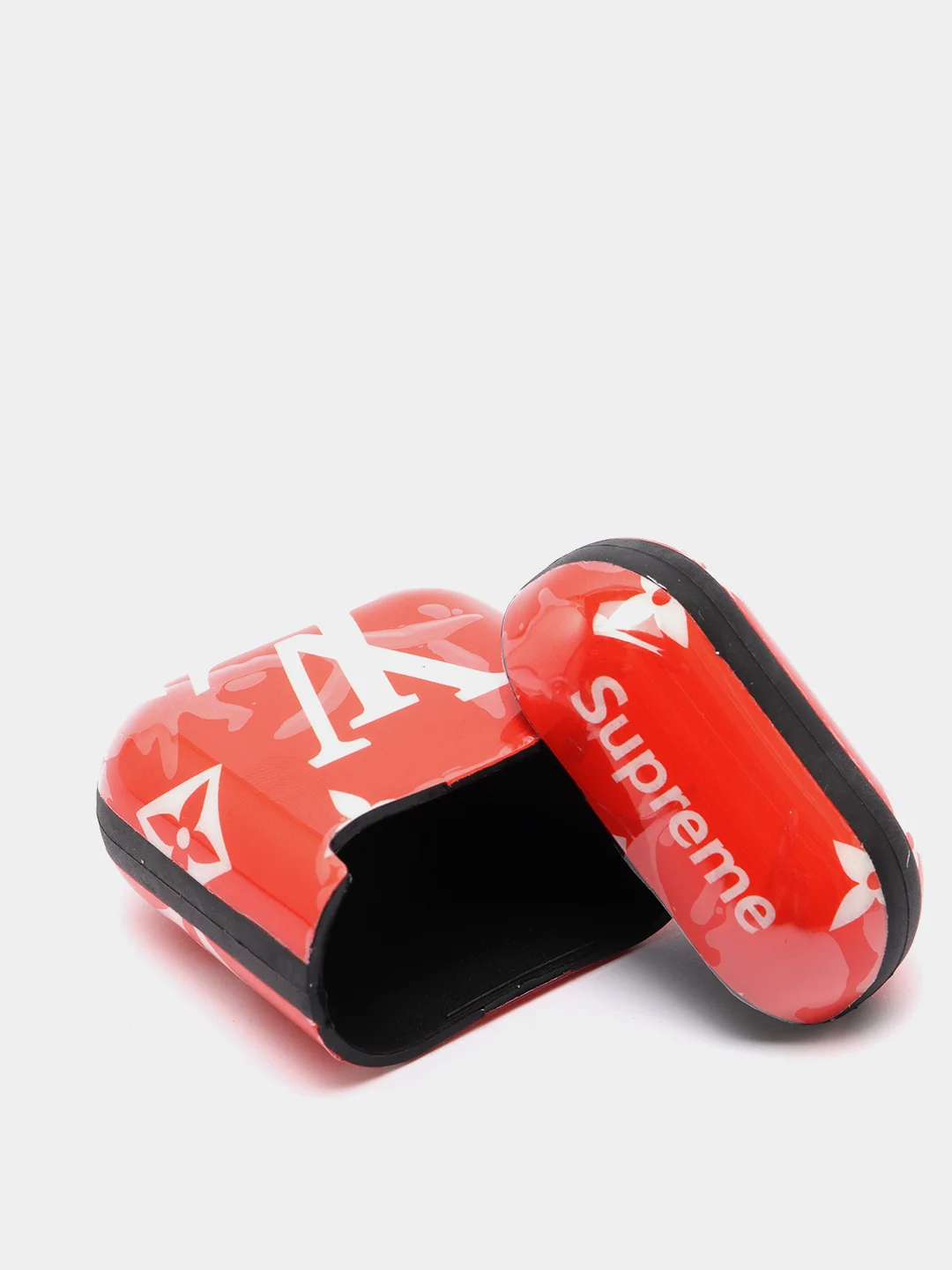 Красный чехол-игрушка для наушников AirPods 1,2 (Эирподс 1,2 Аирподс 1,2)