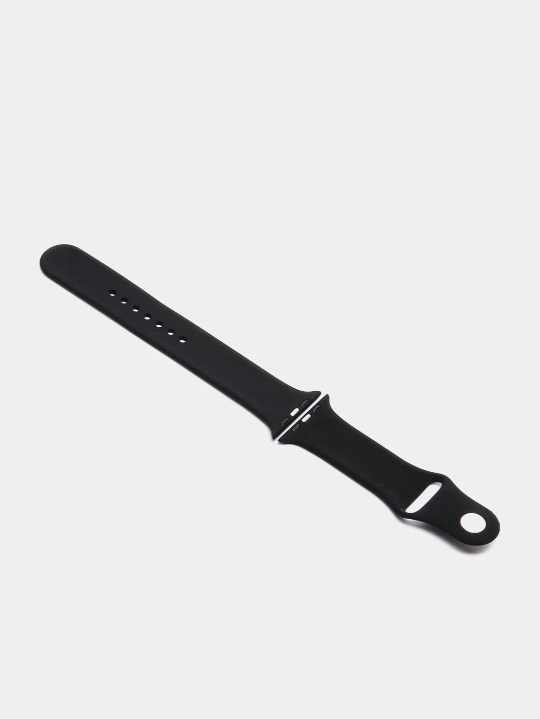 Черный ремешки Apple Watch, силиконовые
