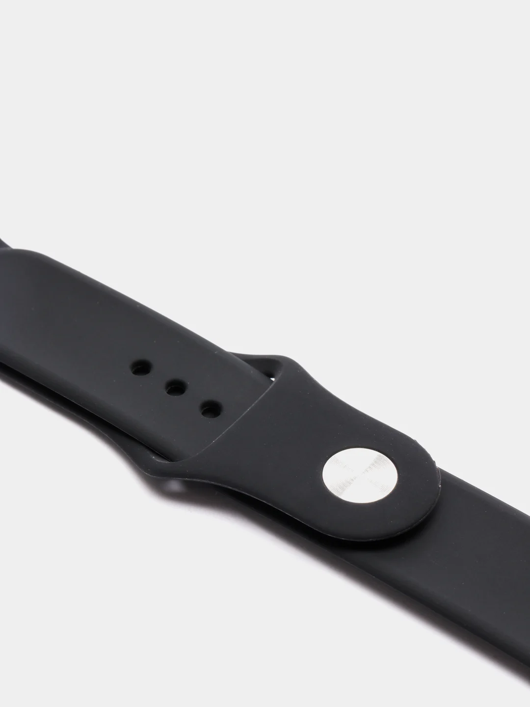 Черный ремешки Apple Watch, силиконовые
