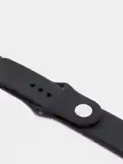 Черный ремешки Apple Watch, силиконовые